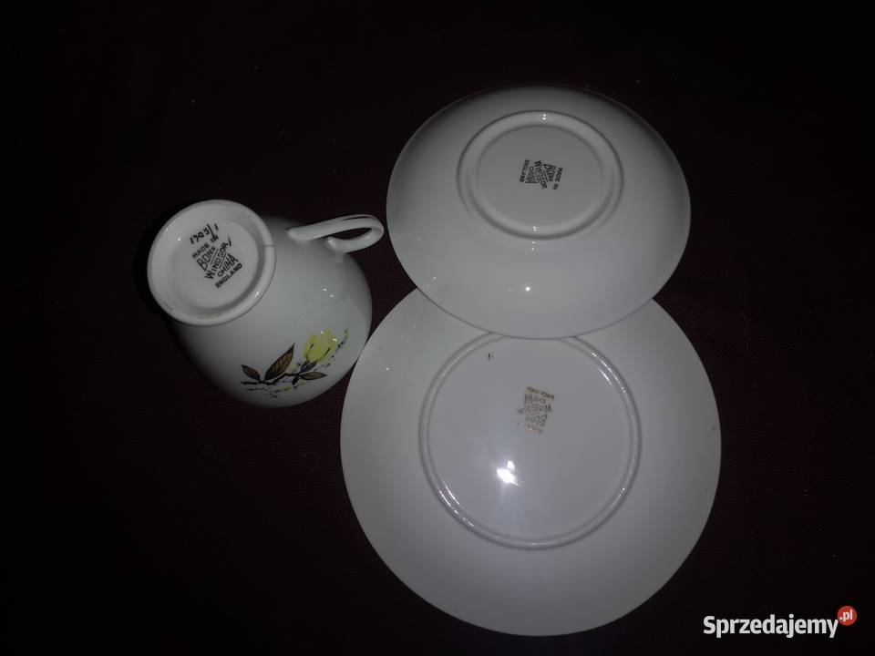 Filiżanka z talerzykiem deserowym Windsor Made Gdańsk