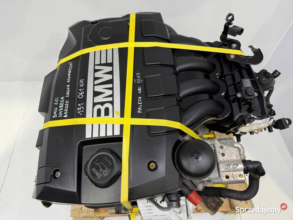 SILNIK N43B20 N43B20A BMW E81 E87 E60 E61 E90 Silniki kompletne