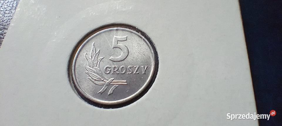 Stare monety 5 groszy 1970 Polska PRL mennicza Lesko sprzedam