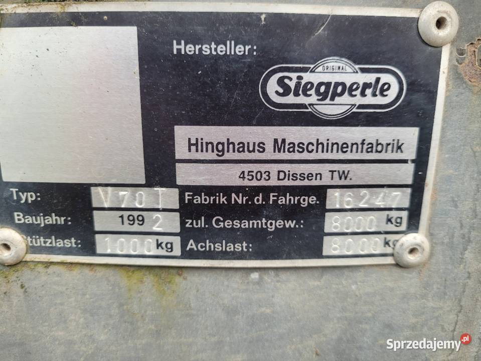 Beczka aseniazcyjna 7000l Przyrów