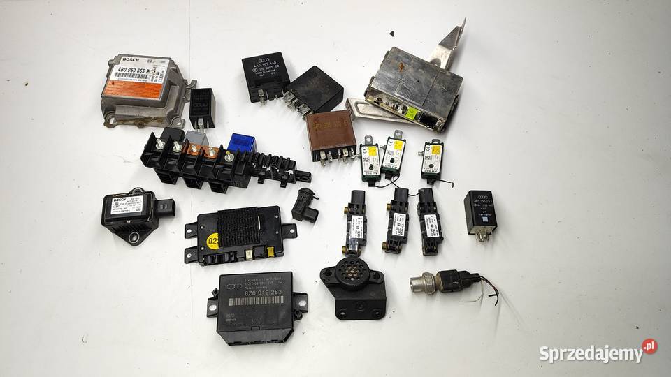 Moduł PDC Antena Wzmacniacz Bezpieczniki A6 C5 Przekaźniki Strzyżów