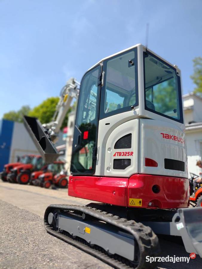 Minikoparka Takeuchi TB325R wersja V3 25 tony Częstochowa sprzedam