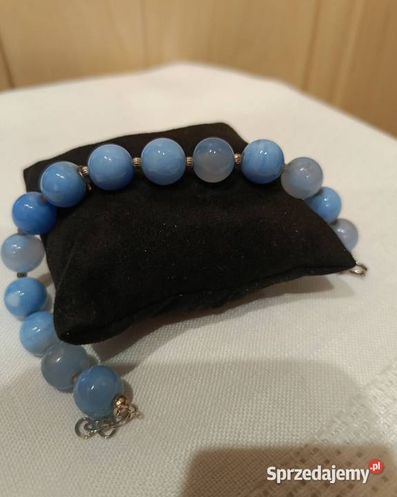 Bransoletka z agatem blue Koszalin