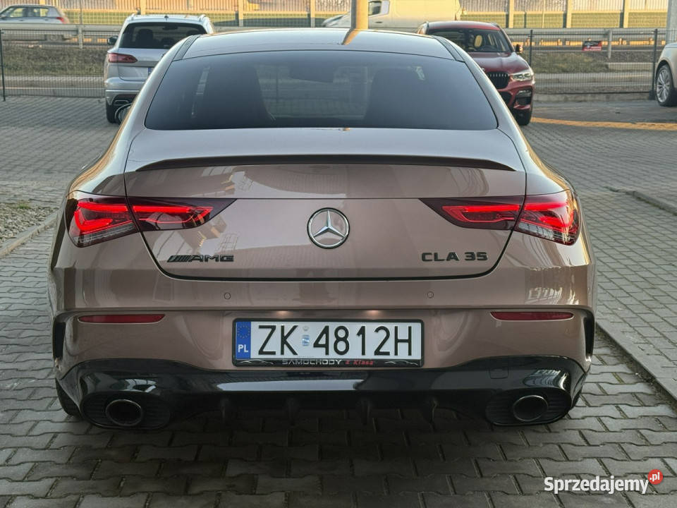 Mercedes CLA 35 AMG 4Matic Bezwypadkowy lakier metallic Węgrzce sprzedam