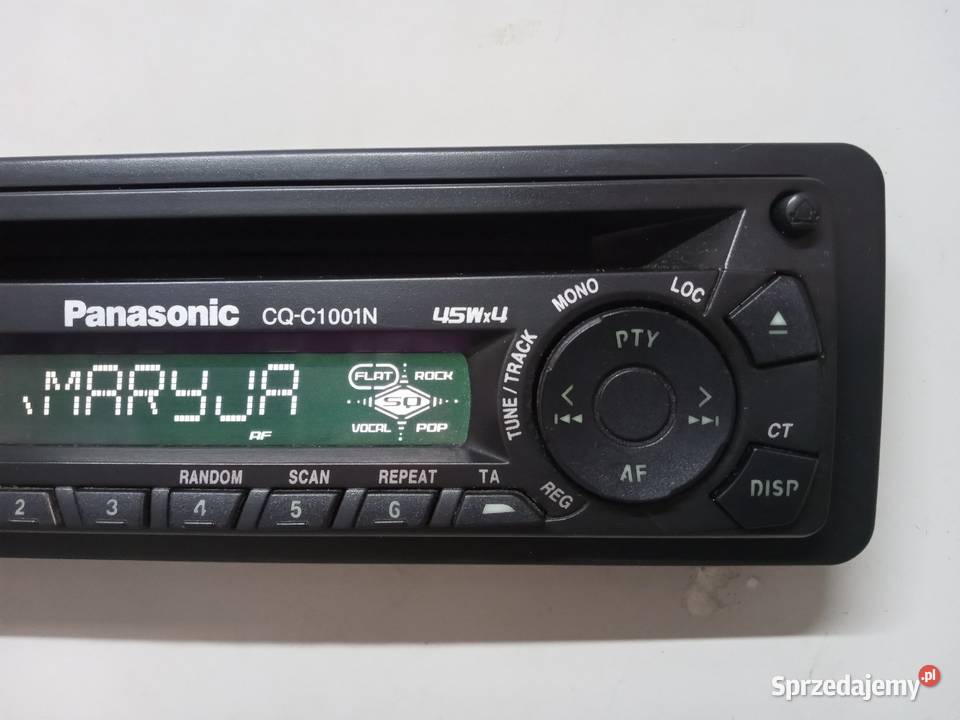 PANASONIC CQC1001N CD Radio Samochodowe ładny łódzkie Łódź