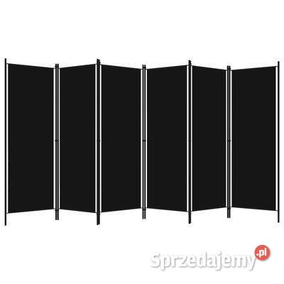 vidaXL Parawan 6panelowy czarny 300 x 180 sprzedam