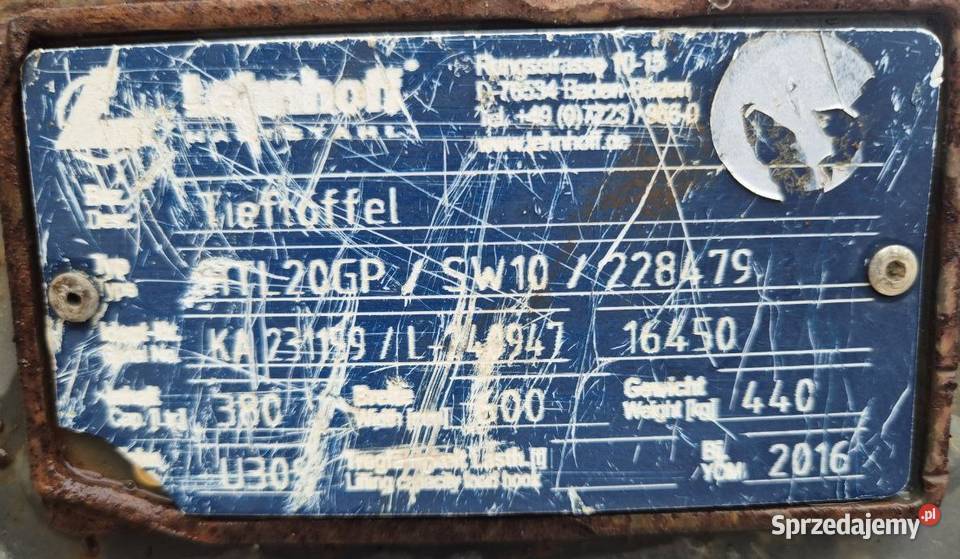 Pakiet 2 łyżek Lehnhoff SW10 100 i 60 koparki ok Mszana Dolna sprzedam