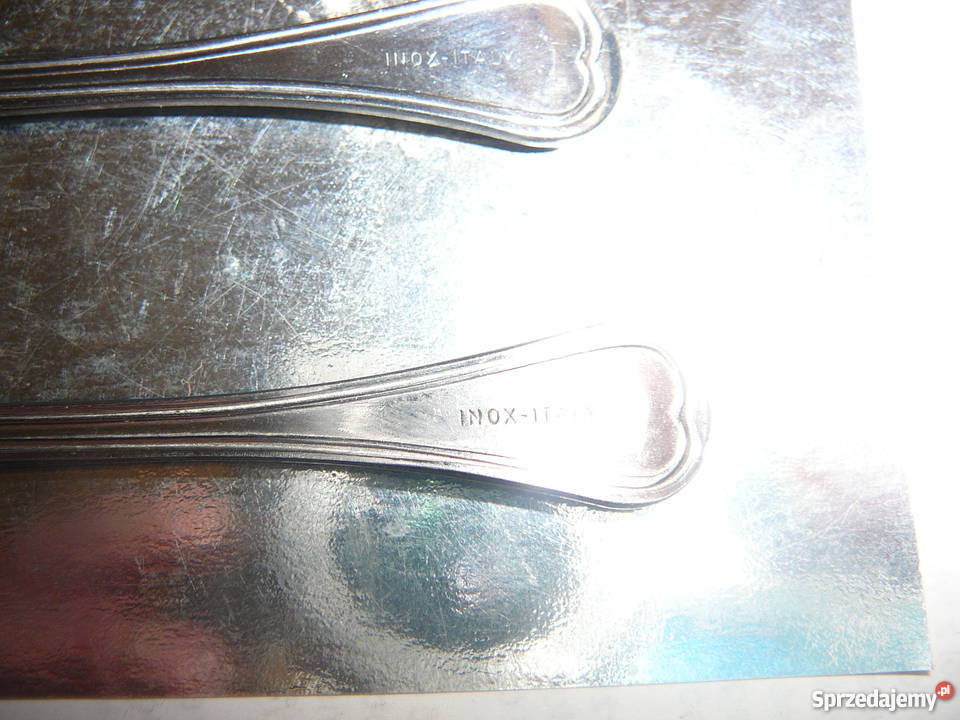 Małe łyżeczki 6 INOX Italy prostokąt Wrocław