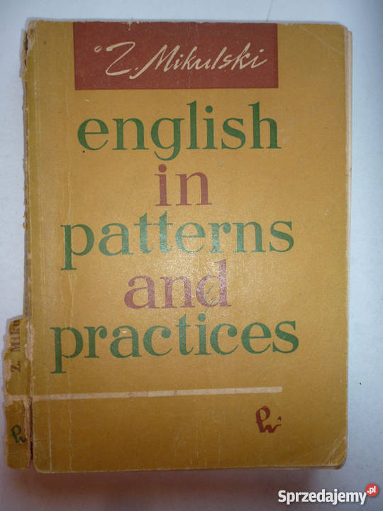 ENGLISH AND PATTERNS AND PRACTICES ZMIKULSKI warmińsko-mazurskie Elbląg