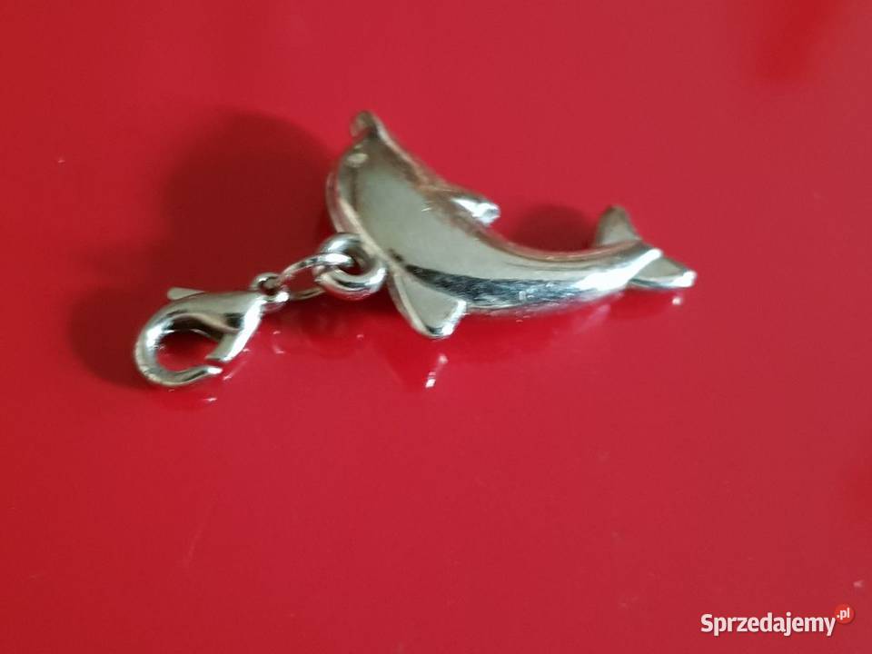 wisiorek zawieszka przywieszka biżuteria delfin Kielce