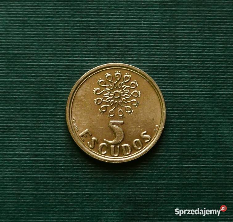 Portugalia 5 eskudo 1999r Gliwice