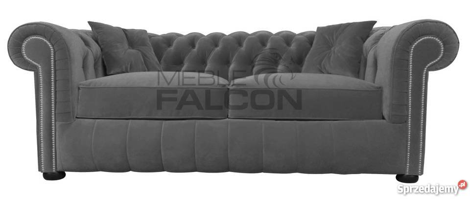 Sofa Chesterfield Manchester PROMOCJA Meble czarny sprzedam