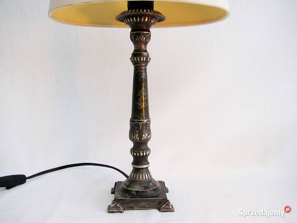 Lampka nocna mosiądz II zachodniopomorskie Szczecinek