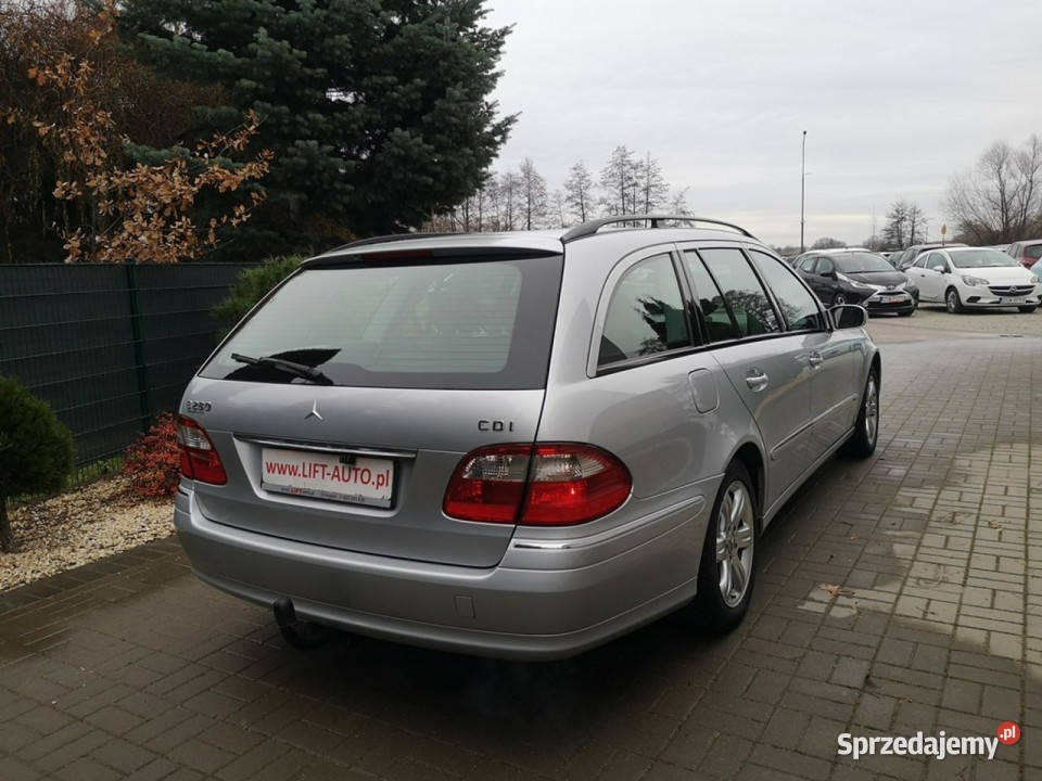 Mercedes E 280 30 V6 CDI190 Klimatronic Tempomat Rok produkcji 2006 Strzegom