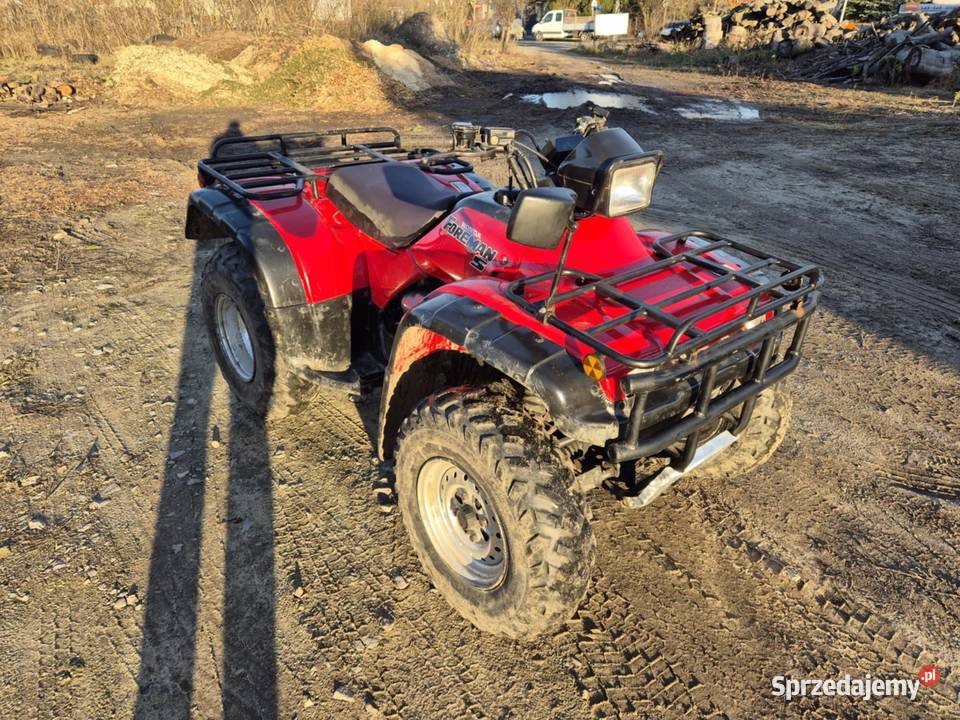 HONDA Foreman S QUAD ATV 4x4 TRX450S 2000 model Rok produkcji 2000 mazowieckie Nieporęt sprzedam