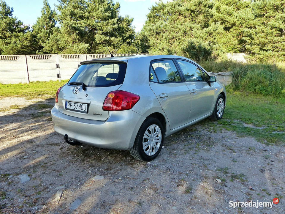 Toyota Auris 14 VVTI Sol GAZLPGClimatronicPełna lakier metallic Piła