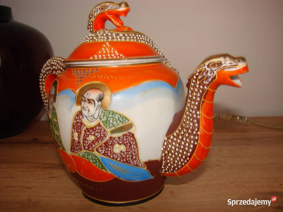 Smok porcelanowy czajnik Satsuma sprzedam