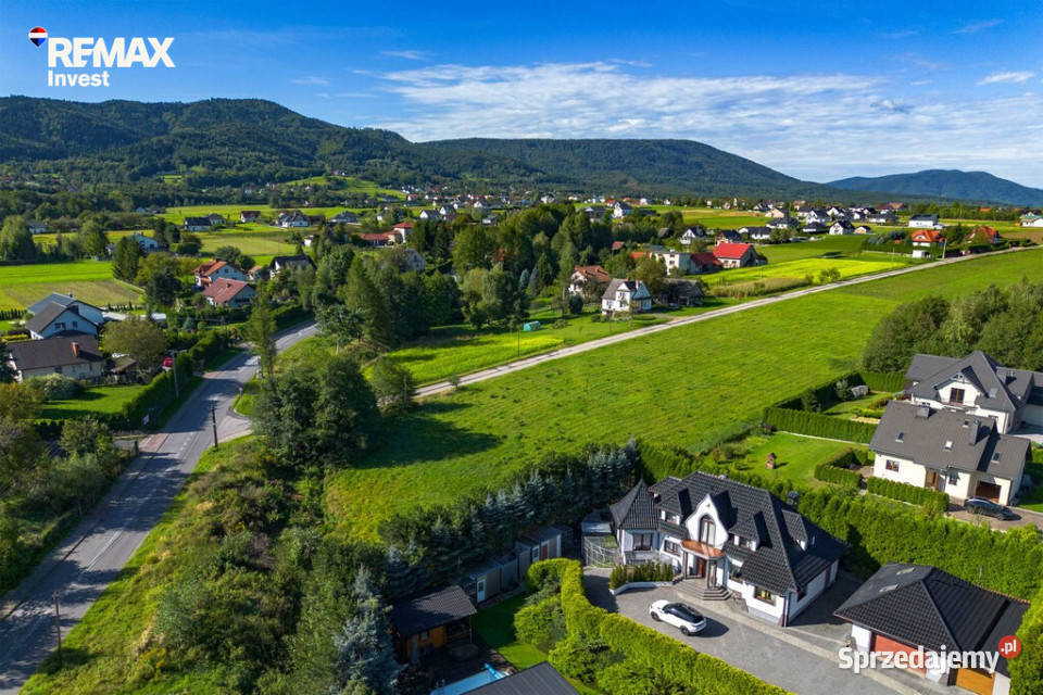 Działka 2676 m z mediami Roczyny