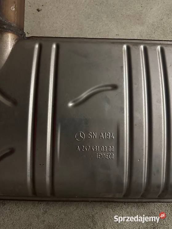 Mercedes A35 AMG W177 układ wydechowy