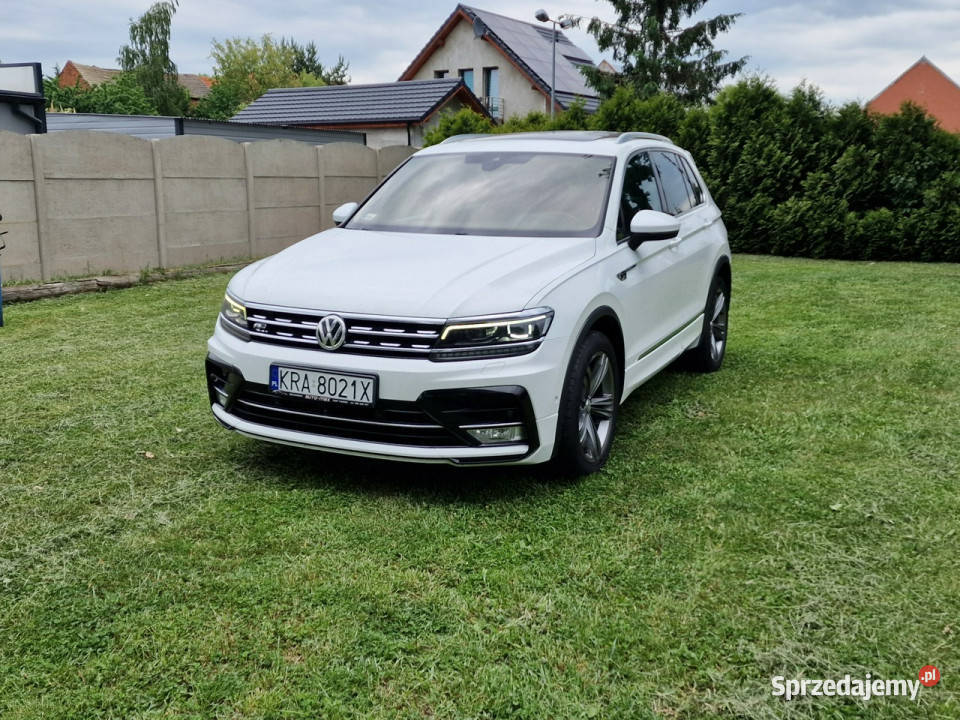 Volkswagen Tiguan 20tdi 190 R line 4motion światła do jazdy dziennej
