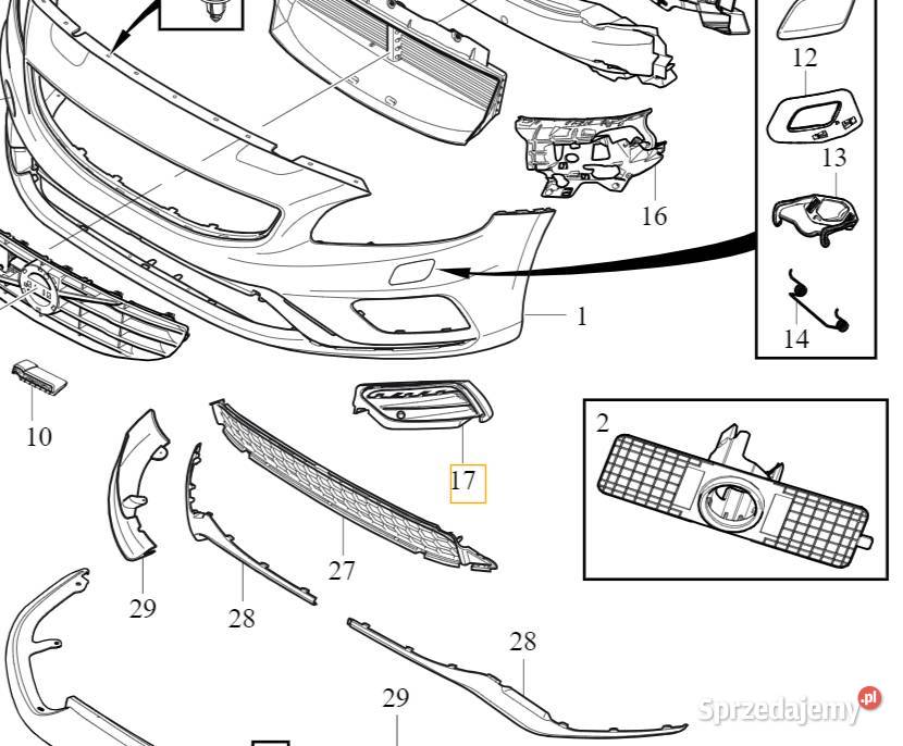 VOLVO S60 V60 lewa kratka atrapa zderzaka dolnośląskie