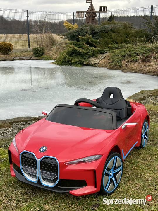 Auto na akumulator BMW i4 Miękkie koła EVA, Skóra, USB, Tablice