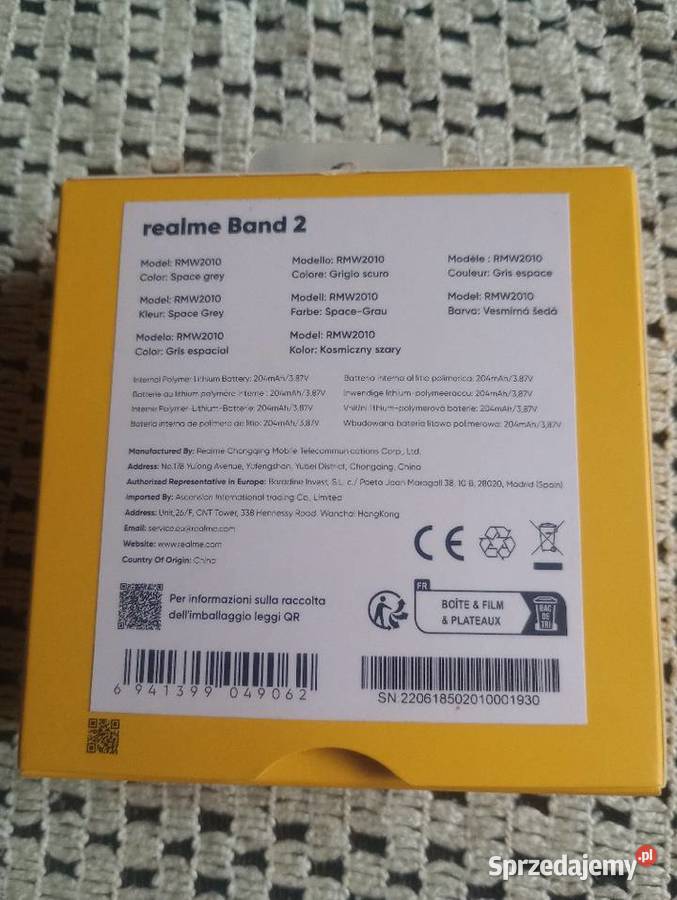 Realme Band 2 smartwatch smartband opaska Karczmiska Pierwsze