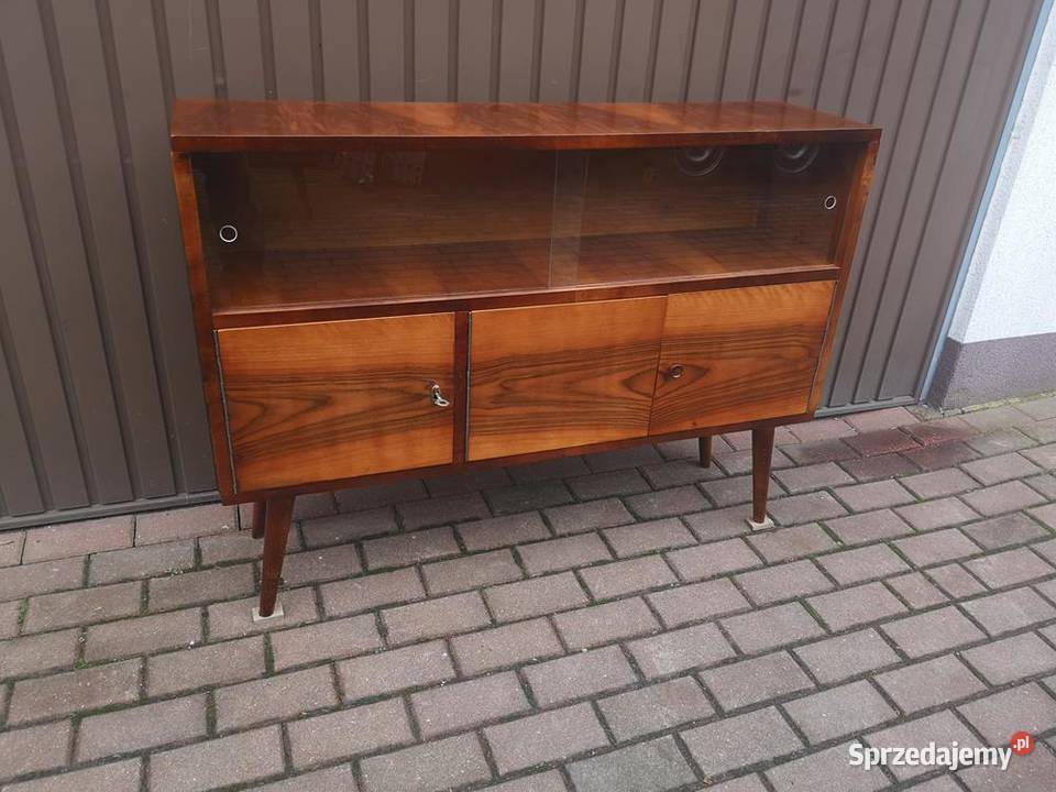 Komoda Szafka RTV Niska PRL 116 Stara Renowacji Swarzędz