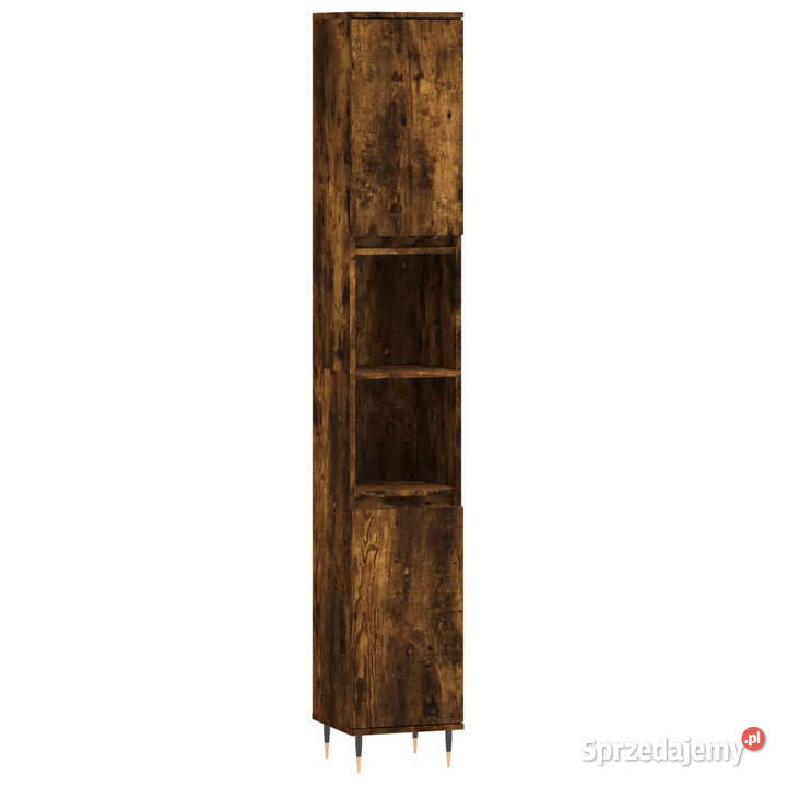 Szafka łazienkowa przydymiony dąb 30x30x190 mazowieckie