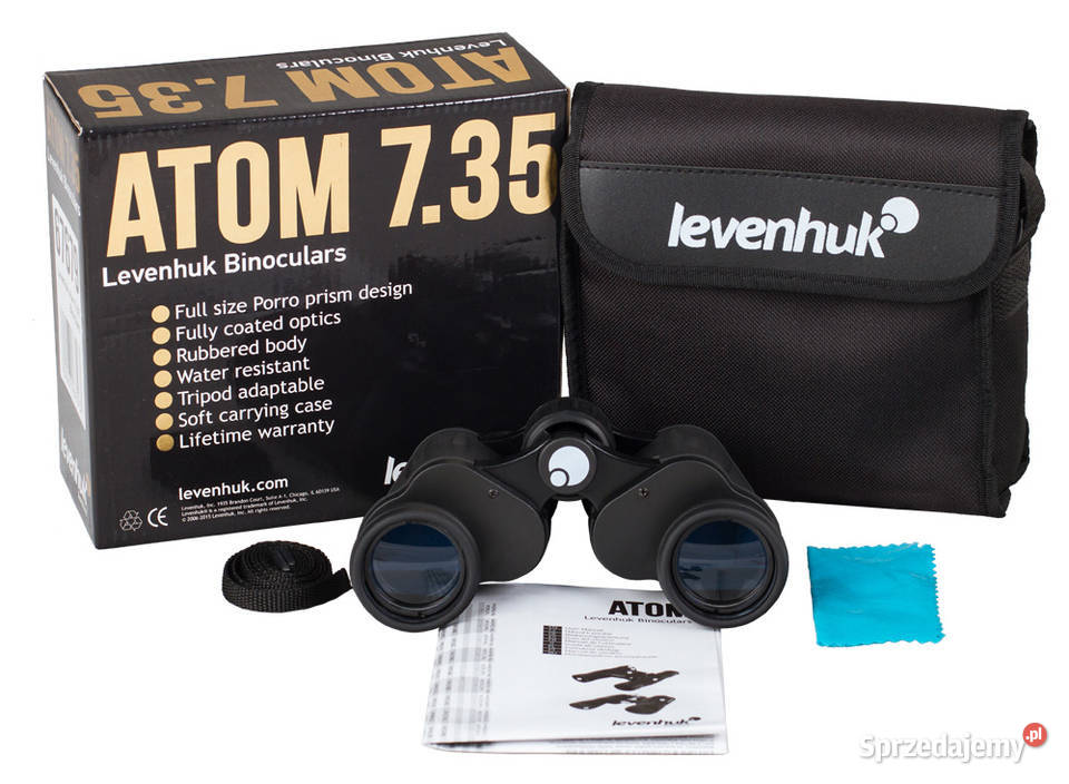 Lornetka Levenhuk Atom 7x35 Lornetki i teleskopy Warszawa sprzedam