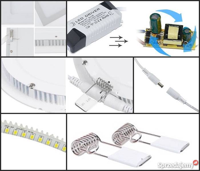 PANEL LED 18W LAMPA OPRAWA SUFITOWA PODTYNKOWY Przasnysz