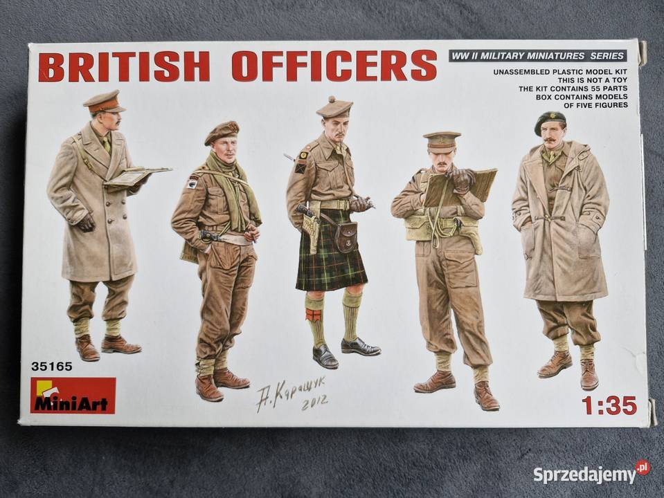 MiniArt 35165 British Officers 135 Malarstwo Bielsko-Biała