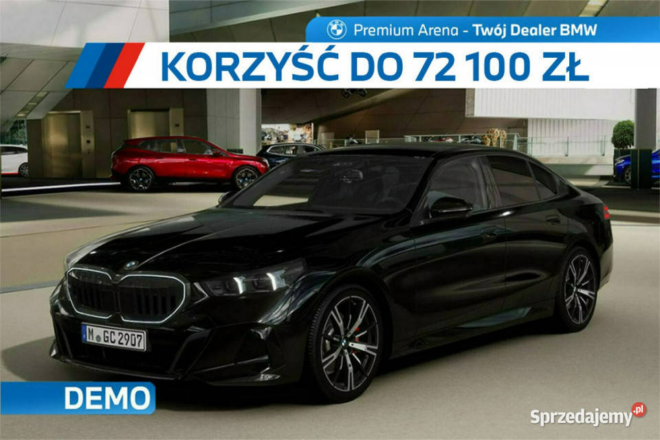 BMW 520 520d xDrive Limuzyna DEMO G60 2023 nieuszkodzony