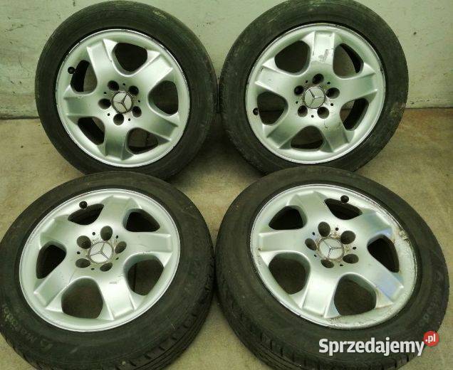 Alufelgi Mercedes 17 5x112 et52 opony 22555 r17 Wągrowiec