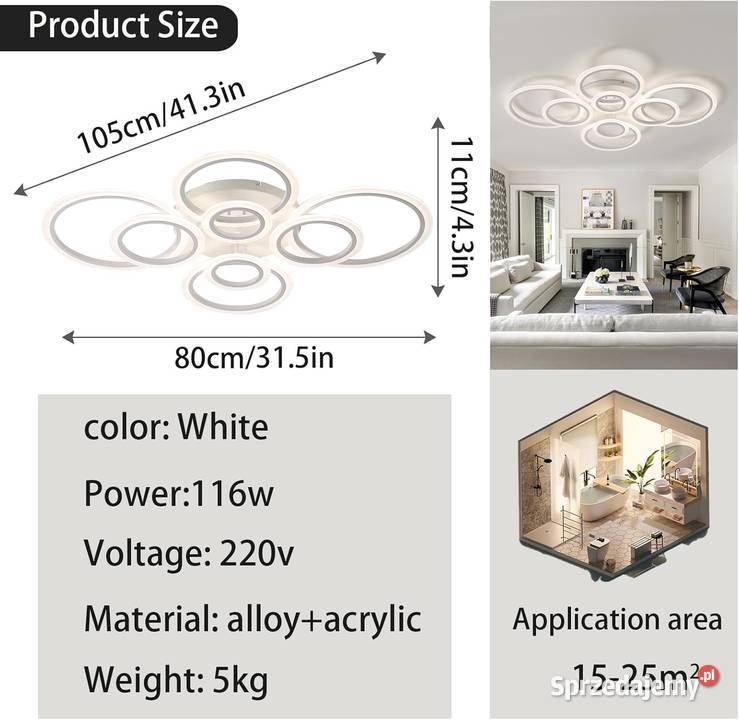 Lampa sufitowa Bytom