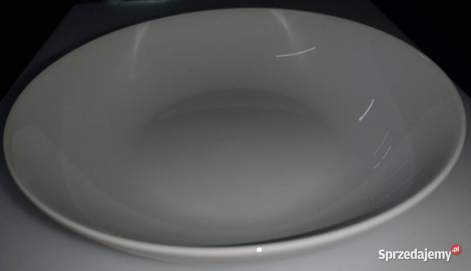 talerz głęboki średnica 20 wysokośc 6 porcelana Łódź