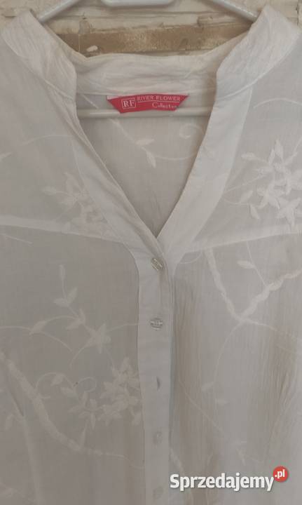 Biała bluzeczka z białym haftem Gdańsk