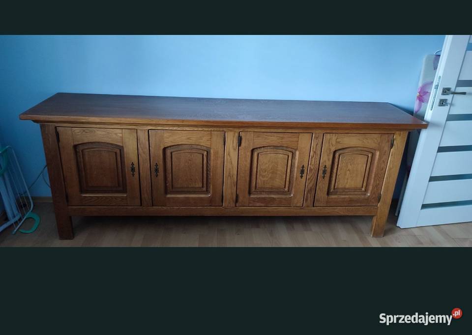 Komoda dębowa duża solidna świętokrzyskie Kielce