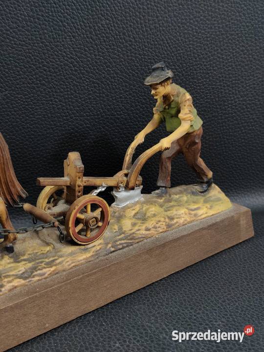 Figura Rolnika Z Koniem łódzkie Poddębice sprzedam