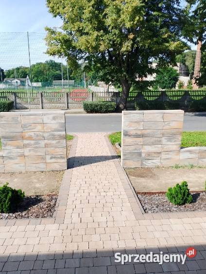 Joniec Sieradz bloczki ogrodzeniowe montaż ROMA