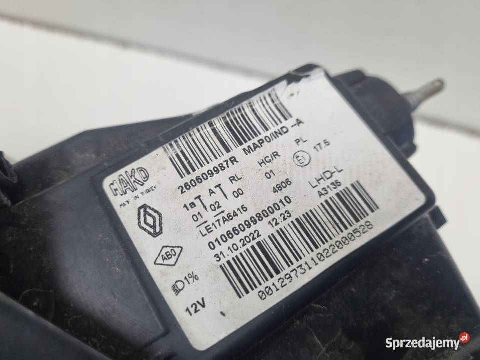 LAMPA LEWA Renault Clio V PRZEDNIA lewy przód lubelskie Chełm