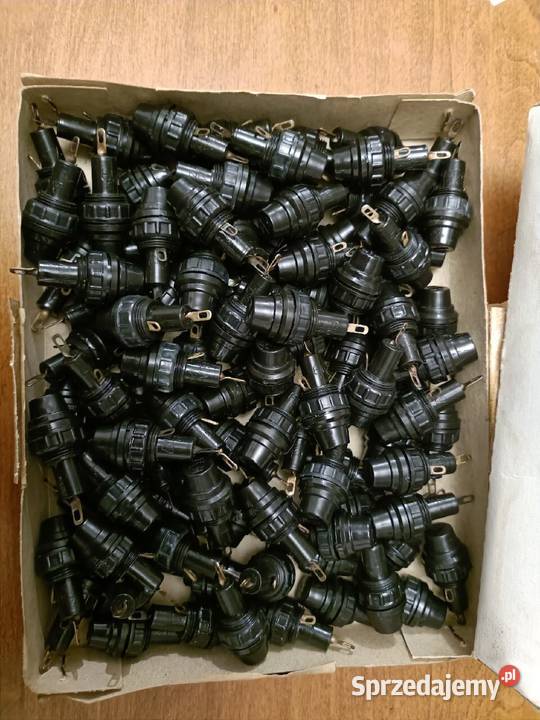 Gniazdo bezpiecznika bakielitowe PRL elektryka Wrocław