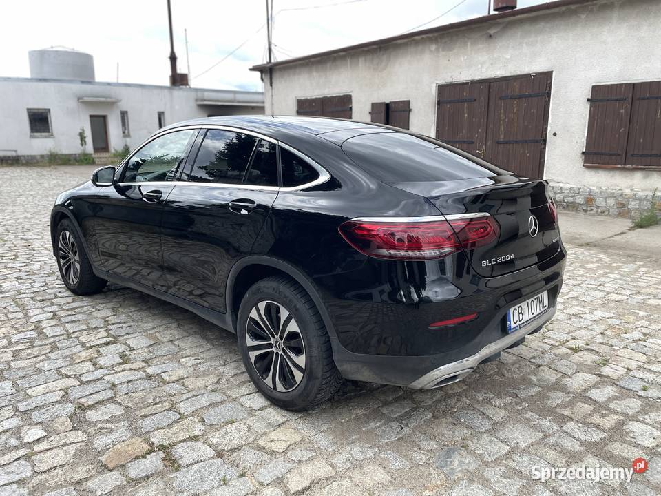Mercedes GLC Coupe 200d 4matic niski przebieg Wtelno