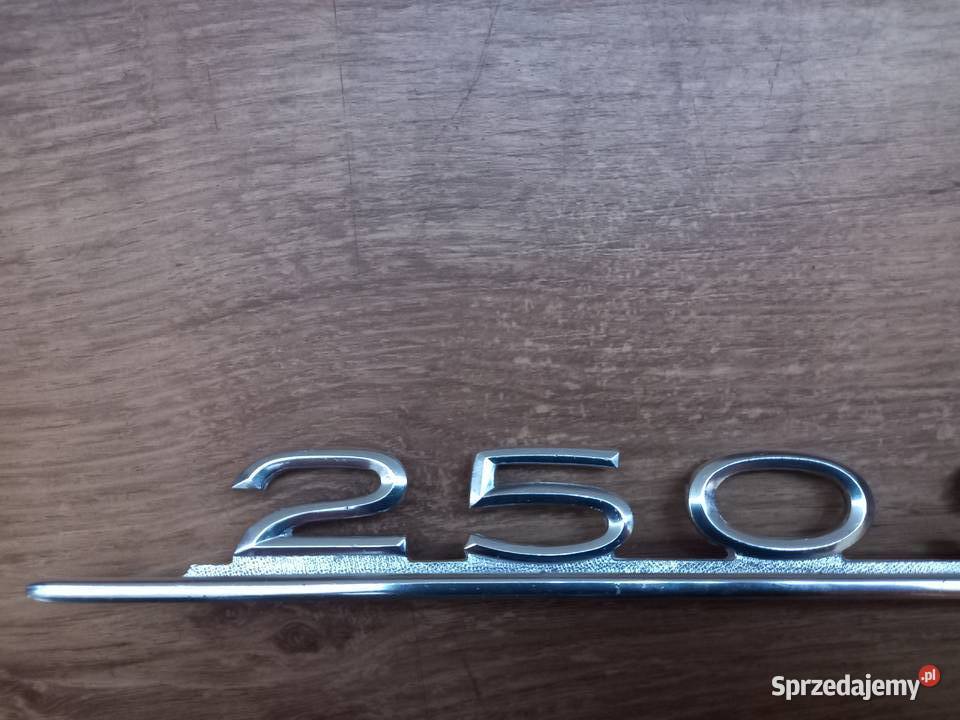 Mercedes W 108 emblemat tylnej klapy Bukownica