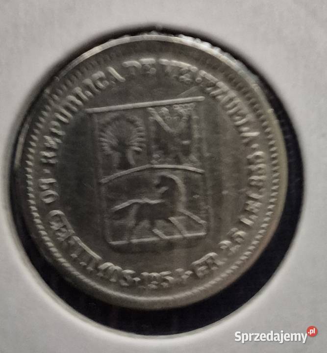 Moneta Wenezuela 50 Centimos 1954SREBRO Wałbrzych