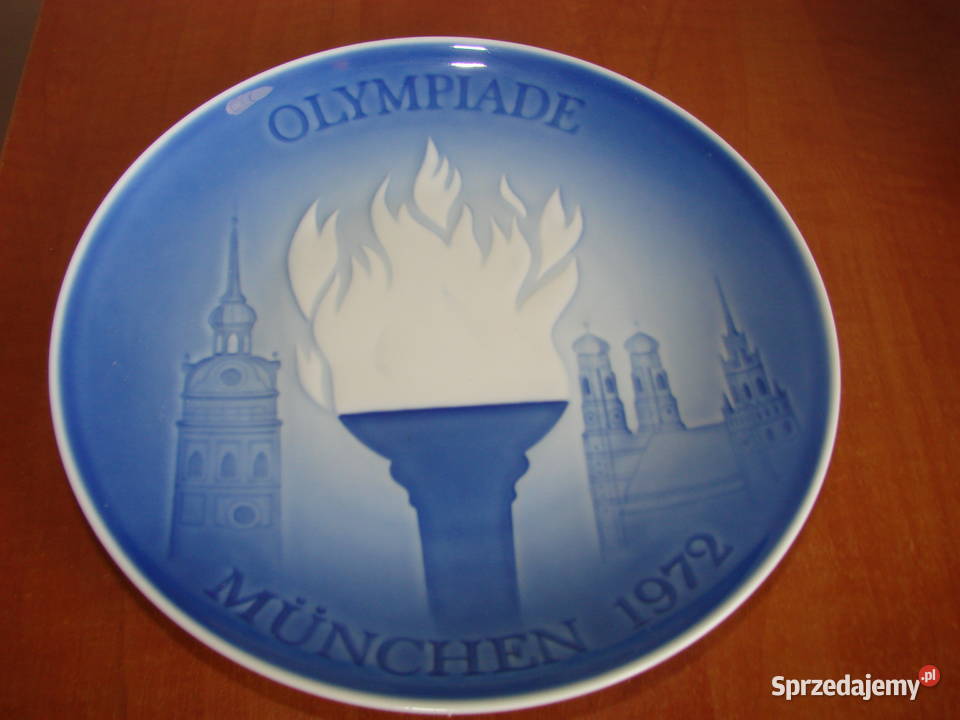 Olimpiada Monachium 1972 talerz pamiątkowy BG Pruszcz Gdański