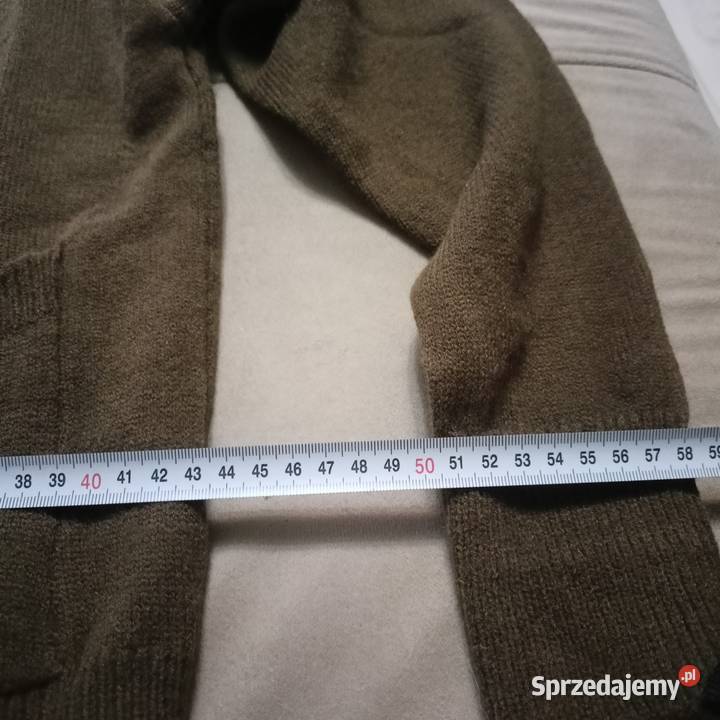 Brązowy sweter kardigan PRIMARK M 38 oliwkowy Weronikopole