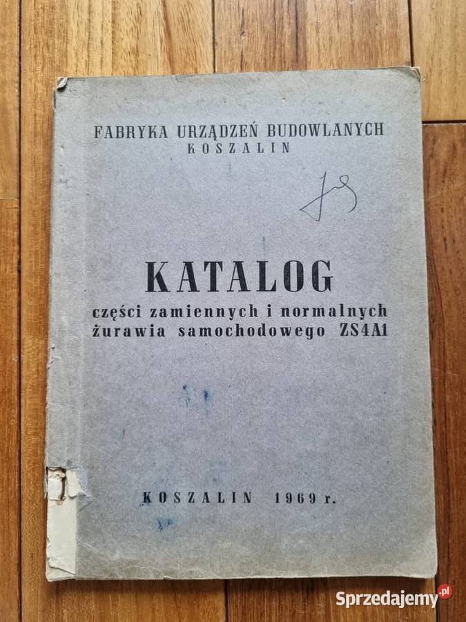 Katalog części zamiennych i norm żurawia sam Bydgoszcz