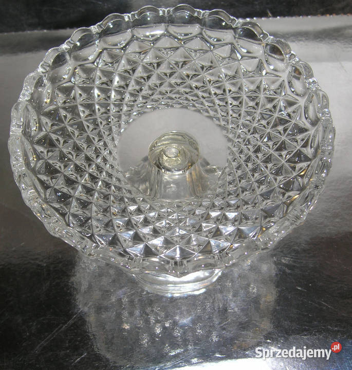 patera szklana mini vintageD20 dolnośląskie Bartków