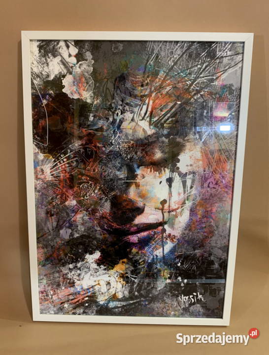 Nowoczesny obraz w minimalistycznej ramie 130 Stalowa Wola